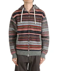 Junya Watanabe striped cardigan Grau