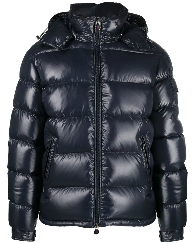 Moncler Gefütterte Maya Jacke - Blau Blau