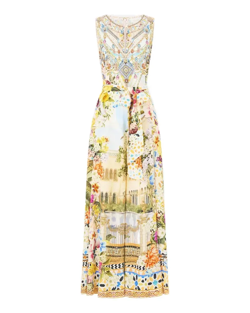 Camilla flared-leg jumpsuit - Nude Nude