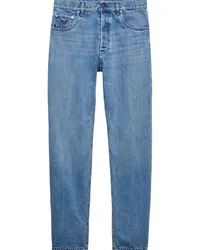 Prada Tief sitzende Jeans Blau