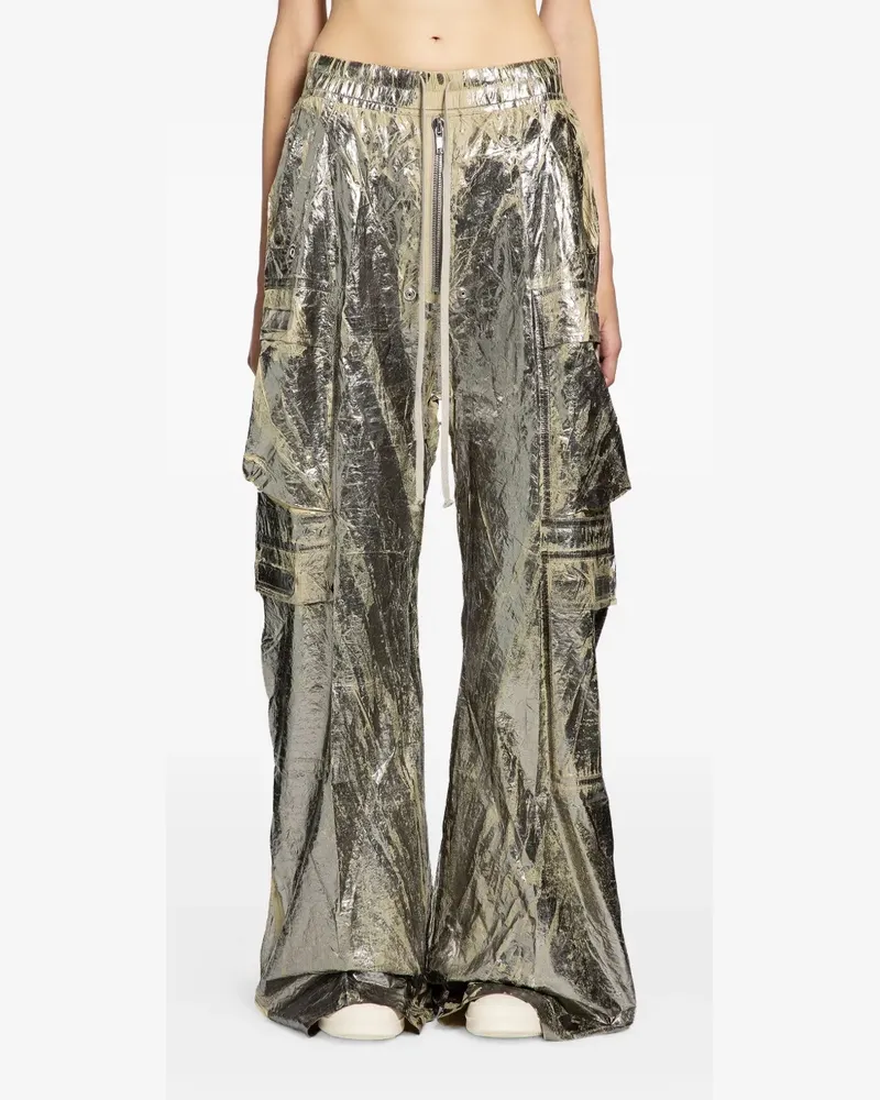 DRKSHDW by Rick Owens double-cargo trousers - Silber Silber