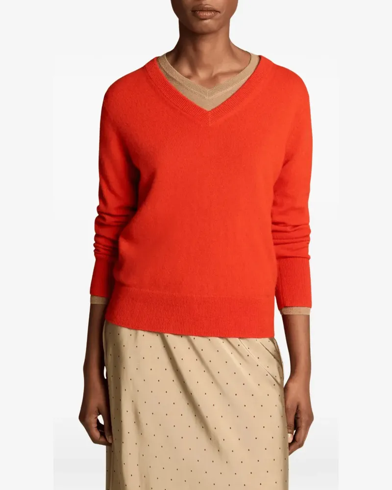 Vince V-neck sweater - Orange Orange