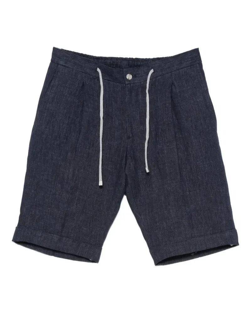 BARBA Capri drawstring deck shorts - Blau Blau
