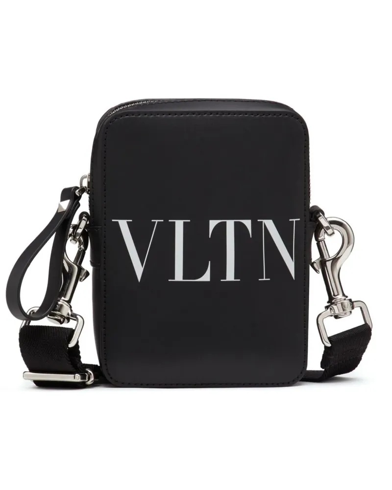 Valentino Garavani Kleine VLTN Kuriertasche - Schwarz Schwarz