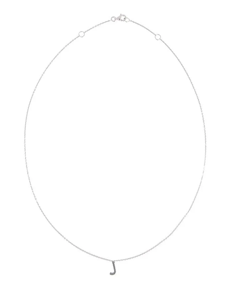 Alinka 18kt ' ID' Weißgoldhalskette mit Diamanten - Metallic Metallic