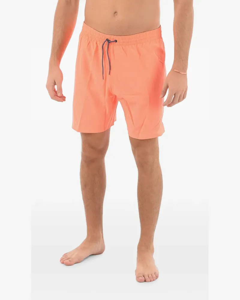Nike Badeshorts mit Logo-Print - Orange Orange