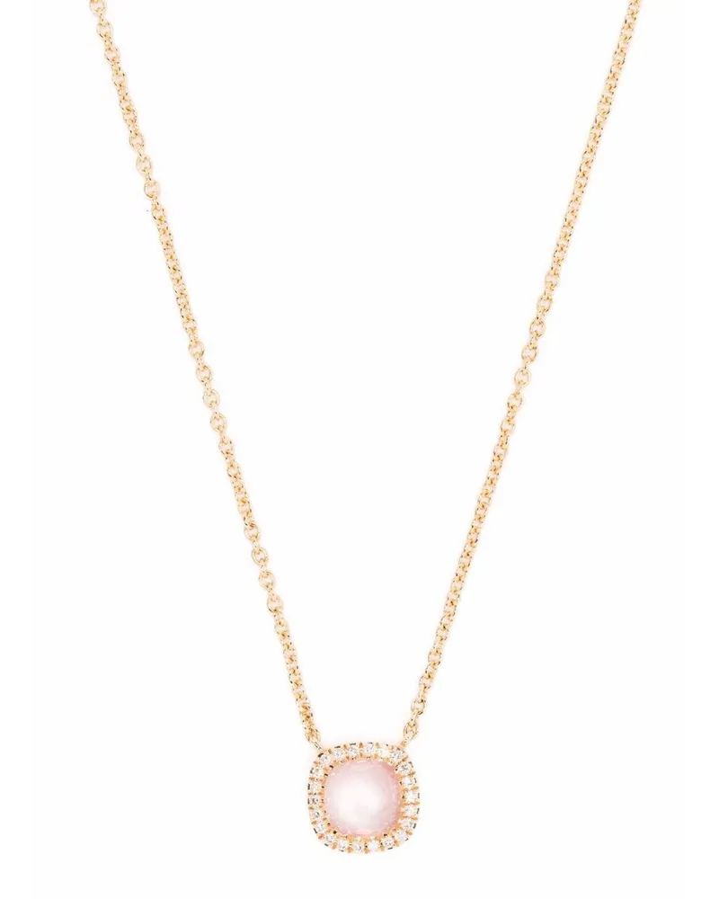 TIRISI 18kt Rotgoldhalskette - Rosa Rosa