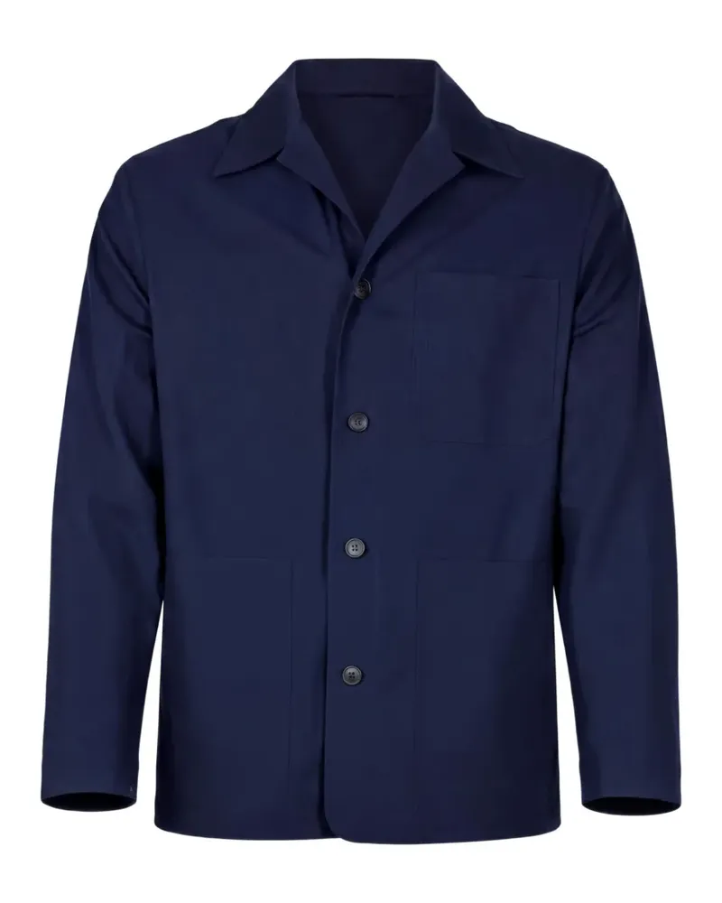 Manuel Ritz buttoned pocket shirt - Blau Blau