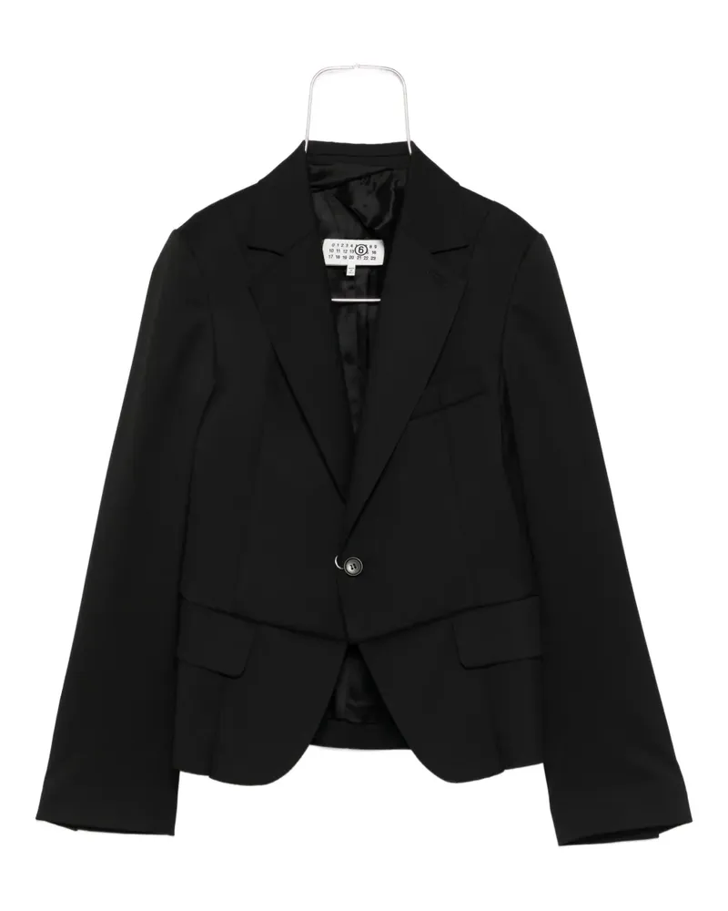 Maison Margiela Einreihiges Sakko - Schwarz Schwarz
