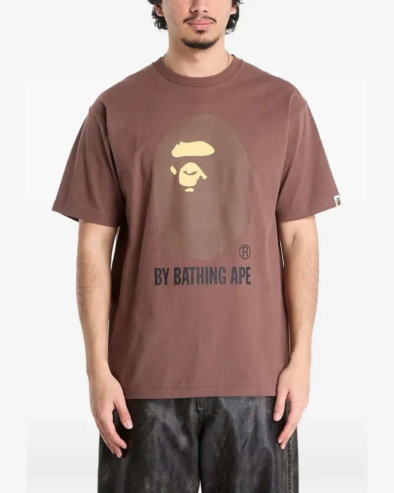 BAPE logo T-shirt - Braun Braun
