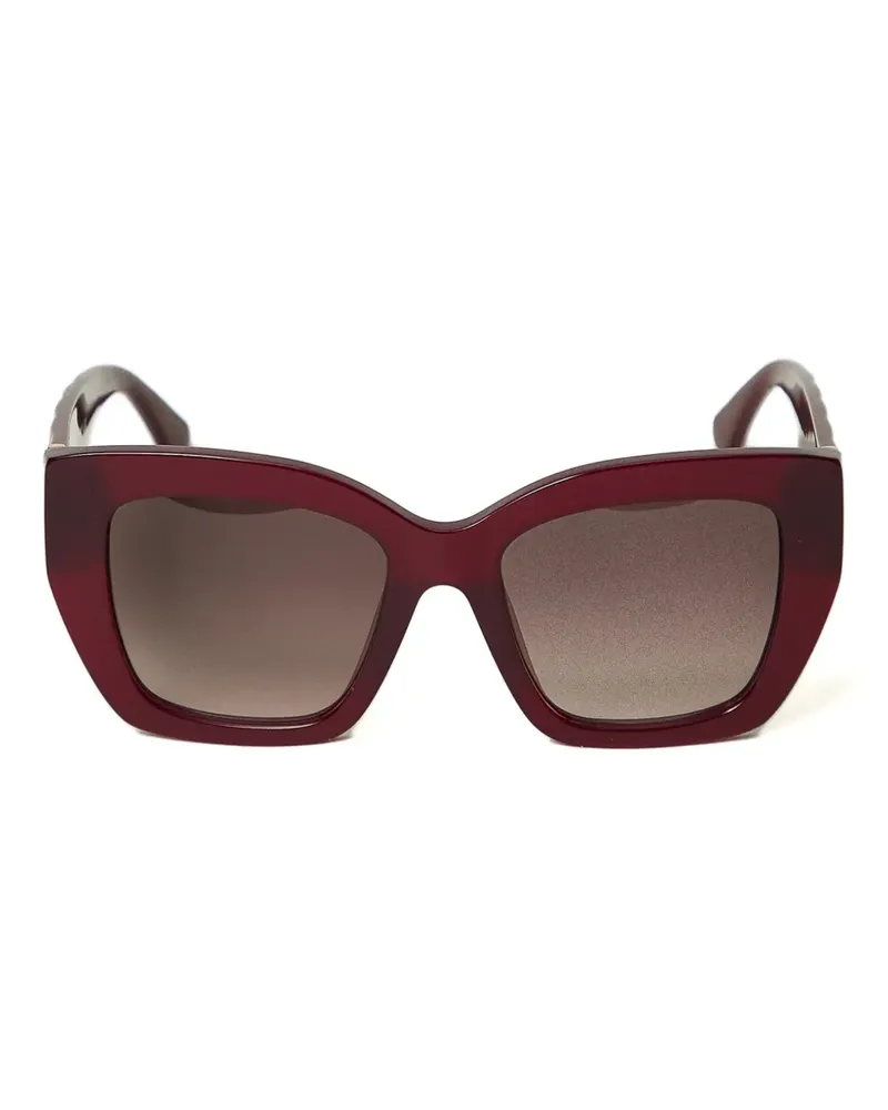 Twin-Set Sonnenbrille mit geometrischem Gestell - Rot Rot