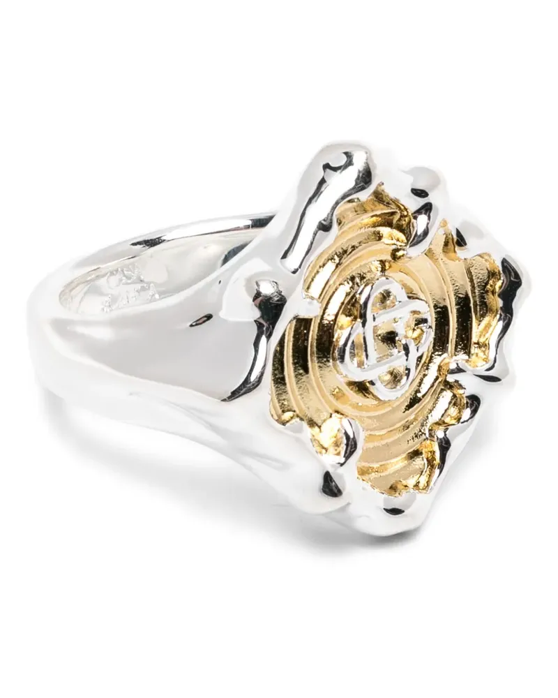 Casablanca Paris Splash signet ring - Silber Silber