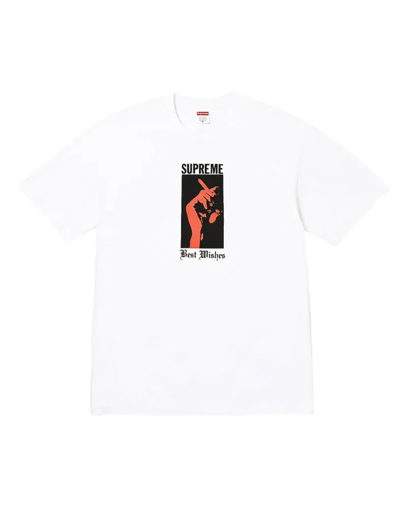Supreme Being Wish T-Shirt mit grafischem Print - Weiß Weiß
