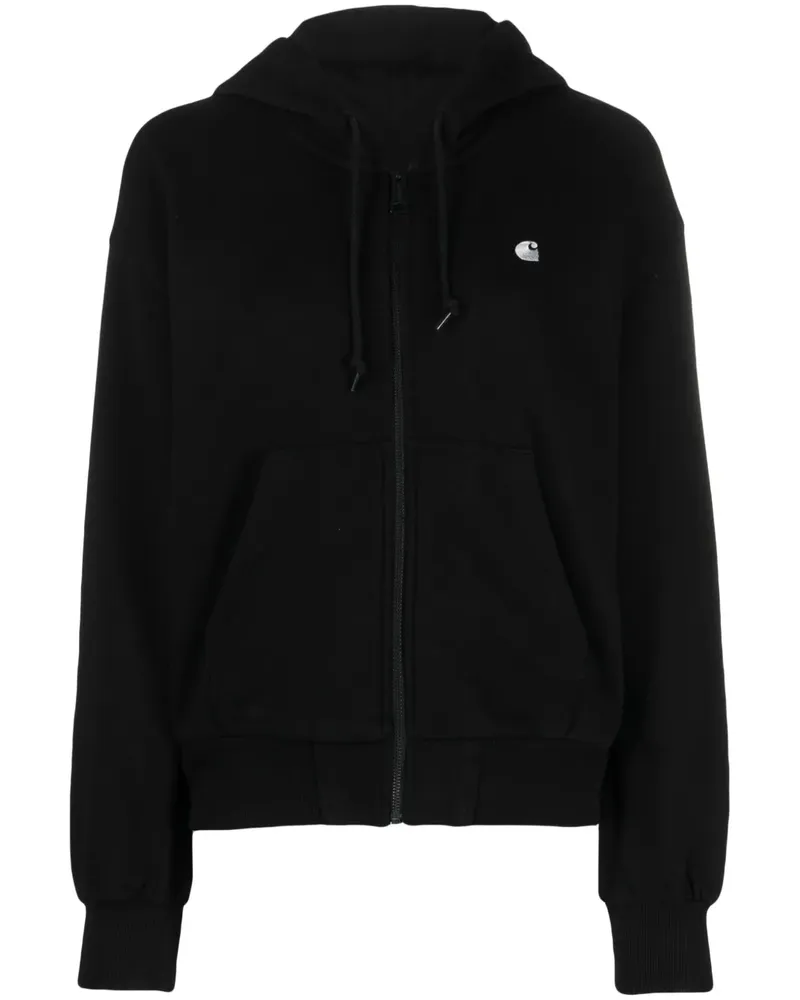 Carhartt WIP Kapuzenjacke mit Logo-Stickerei - Schwarz Schwarz