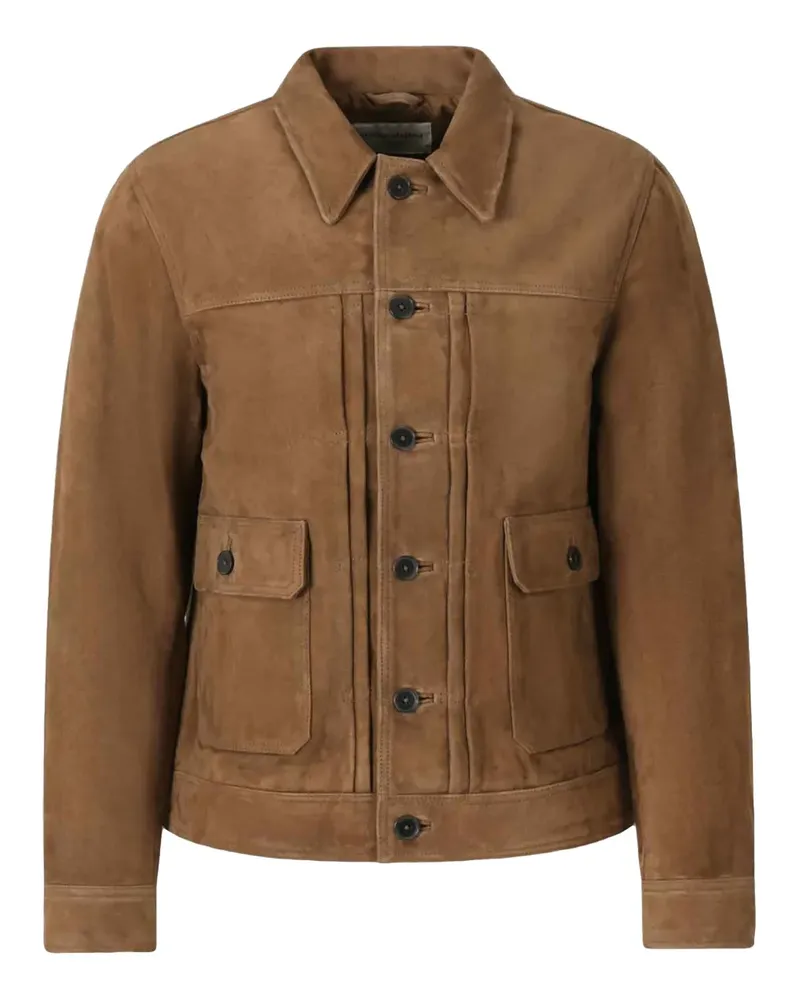 Officine Generale Jacke aus Wildleder - Braun Braun