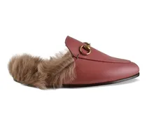 Princetown Mules mit Horsebit - Rosa