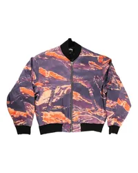 Stüssy Tigris bomber jacket Violett