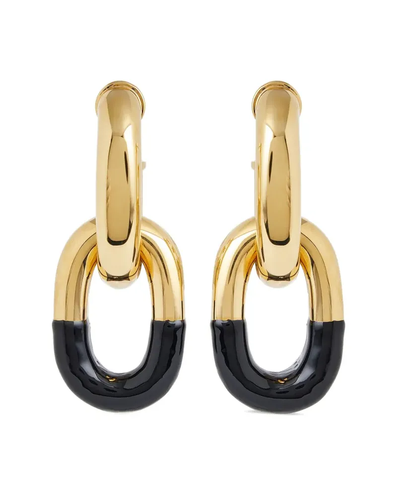 Paco Rabanne XL Ohrringe mit Gliedern - Gold Gold