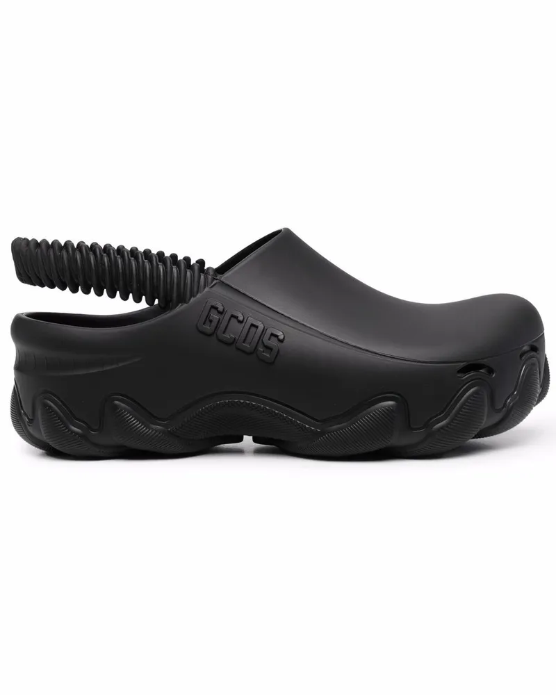 GCDS Clogs mit Slingback-Riemen - Schwarz Schwarz