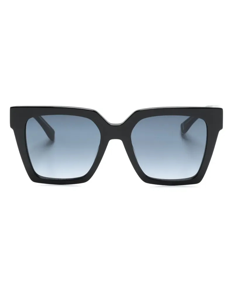 Tommy Hilfiger Sonnenbrille mit eckigem Gestell - Schwarz Schwarz