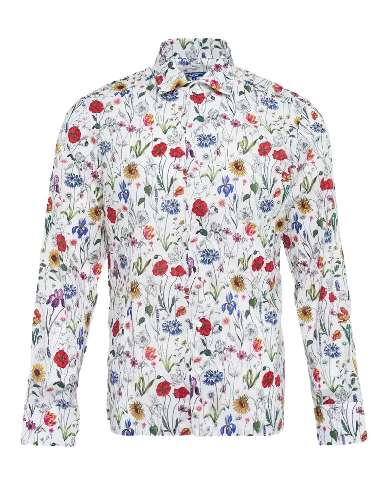 Junya Watanabe floral shirt - Weiß Weiß