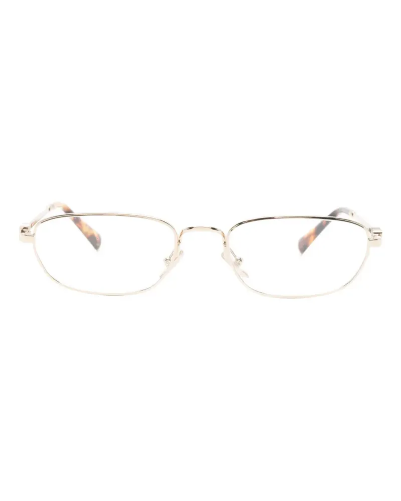 Miu Miu Brille mit eckigem Gestell - Gold Gold