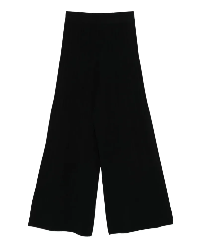 Max Mara Hose mit elastischem Bund - Schwarz Schwarz