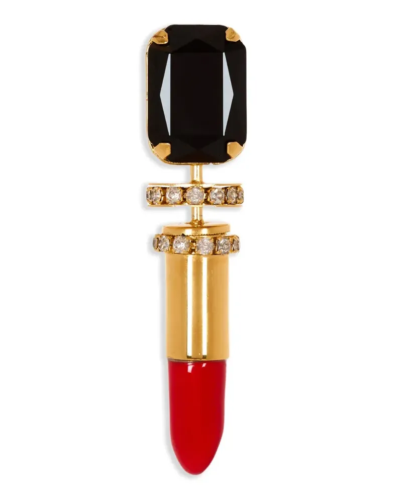 Balmain Lipstick Brosche - Gold Gold