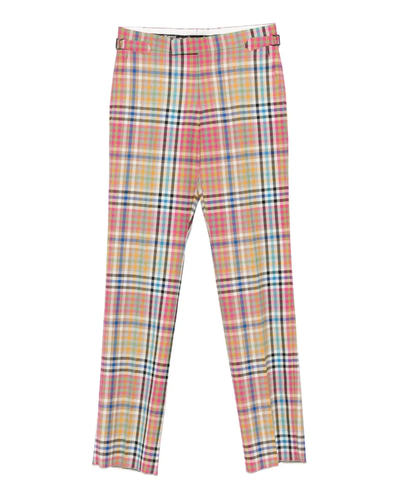 Vivienne Westwood buckle check trousers - Rosa Rosa