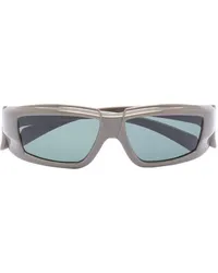 Rick Owens Rick Sonnenbrille mit eckigem Gestell Grau