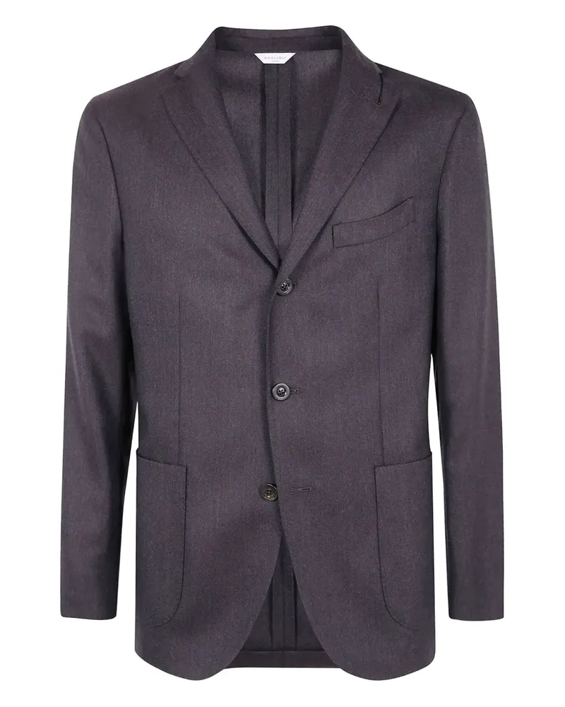 Boglioli Jacke mit fallendem Revers - Braun Braun