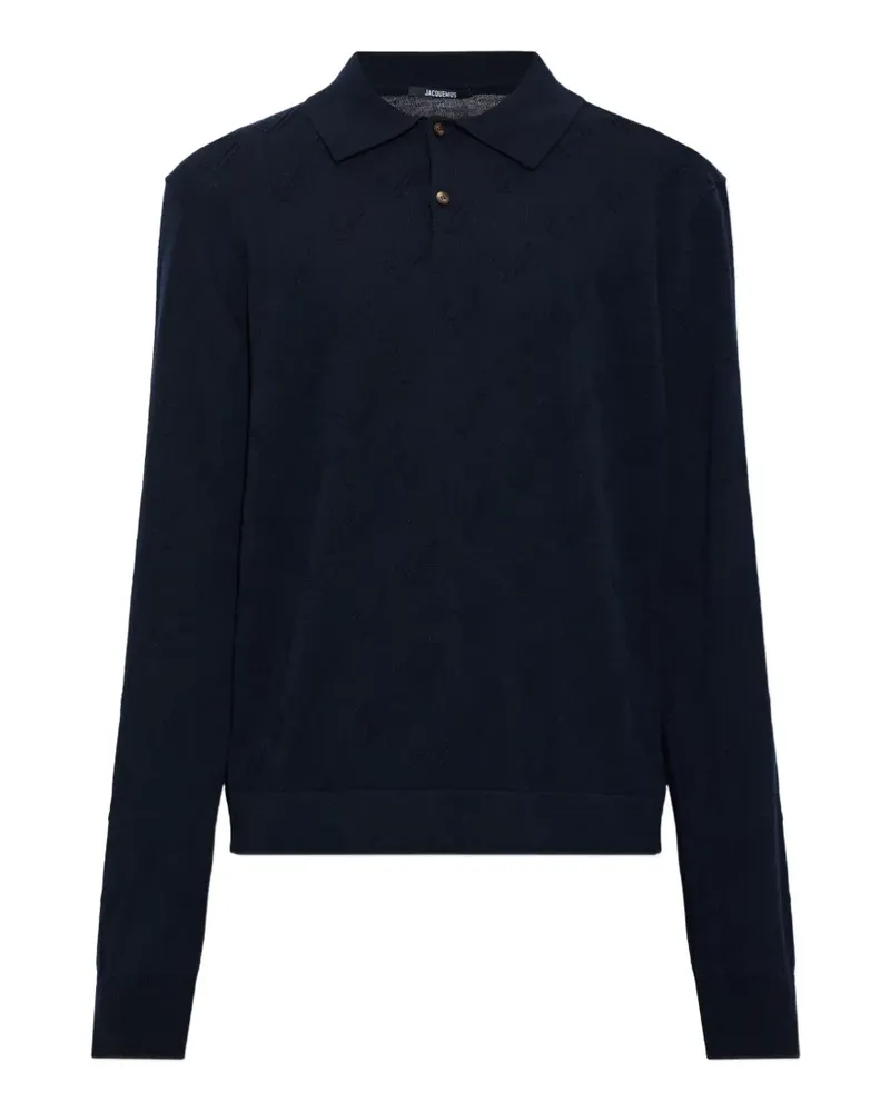 Jacquemus The Abbracio Poloshirt - Blau Blau