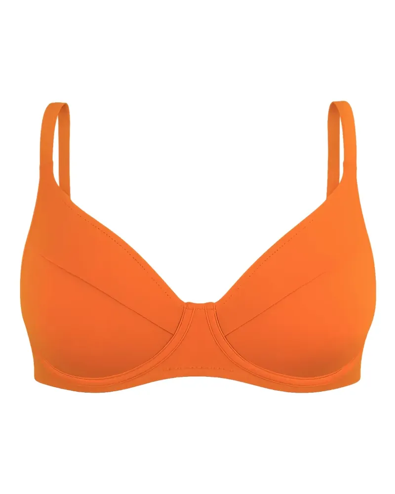 Vilebrequin underwire solid bikini top - Orange Orange