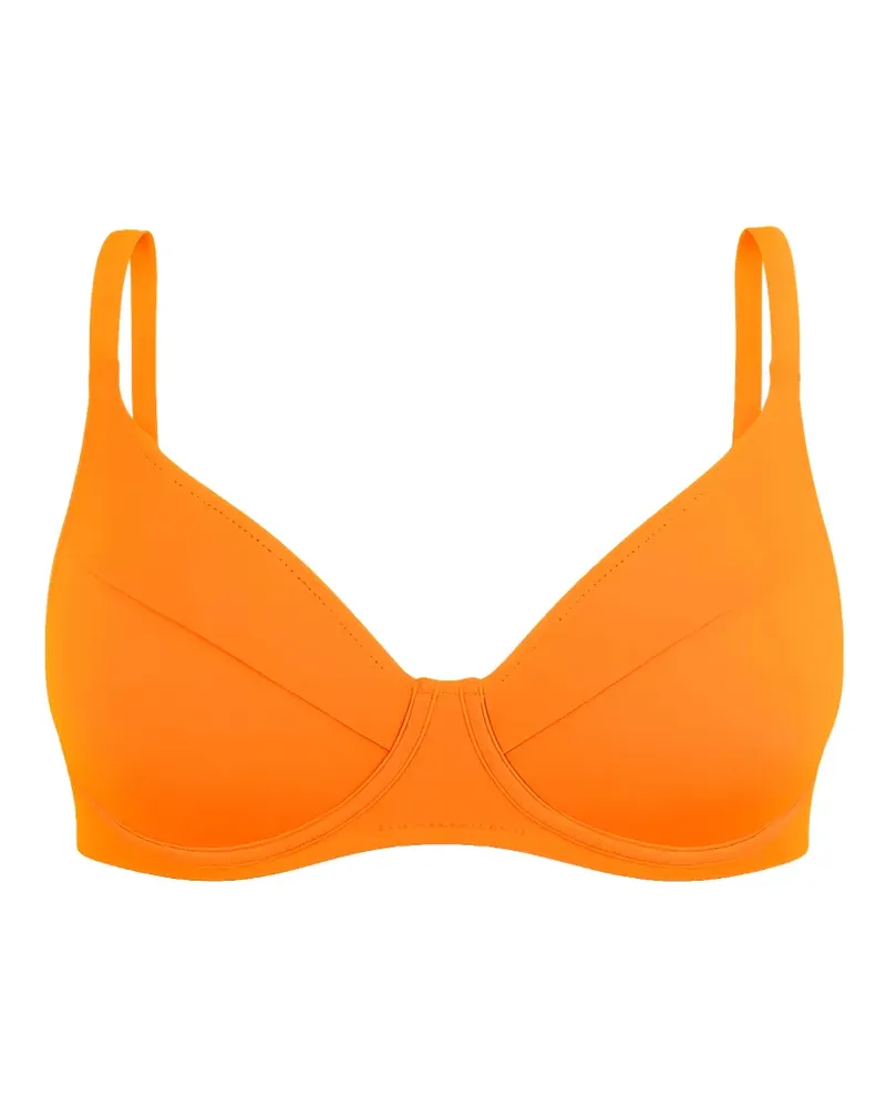 Vilebrequin underwire solid bikini top - Orange Orange