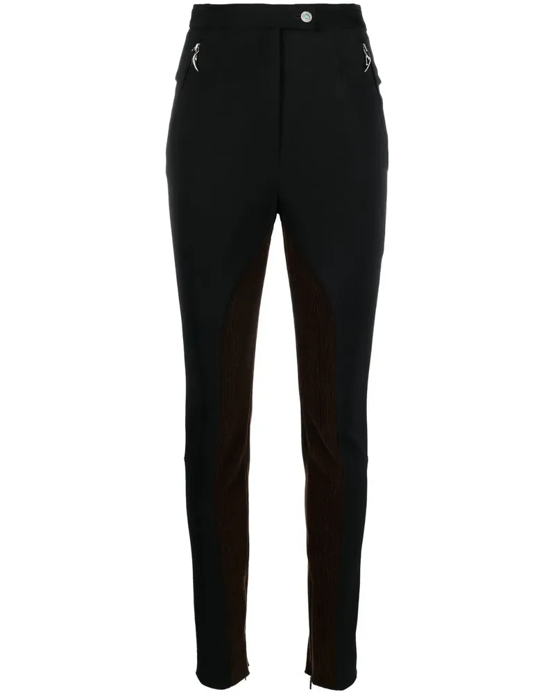 Roberto Cavalli Skinny-Jeans mit hohem Bund - Schwarz Schwarz