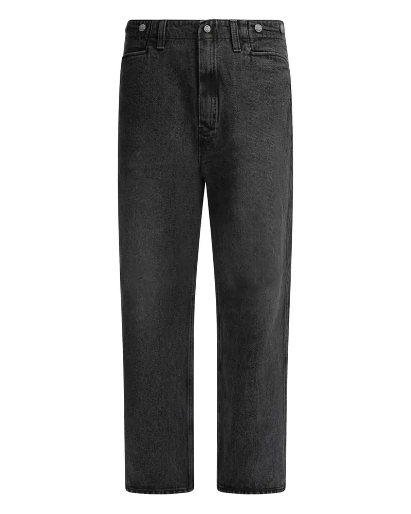 NEEDLES button patch jeans - Schwarz Schwarz