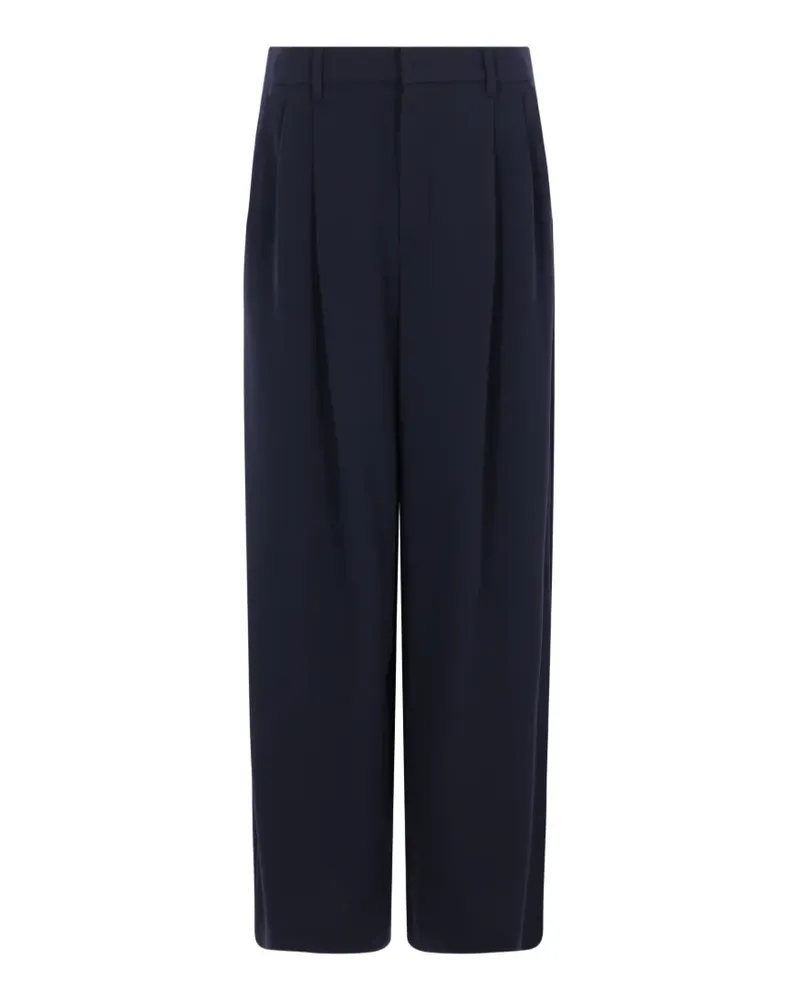 Max Mara Plissierte Hose - Blau Blau
