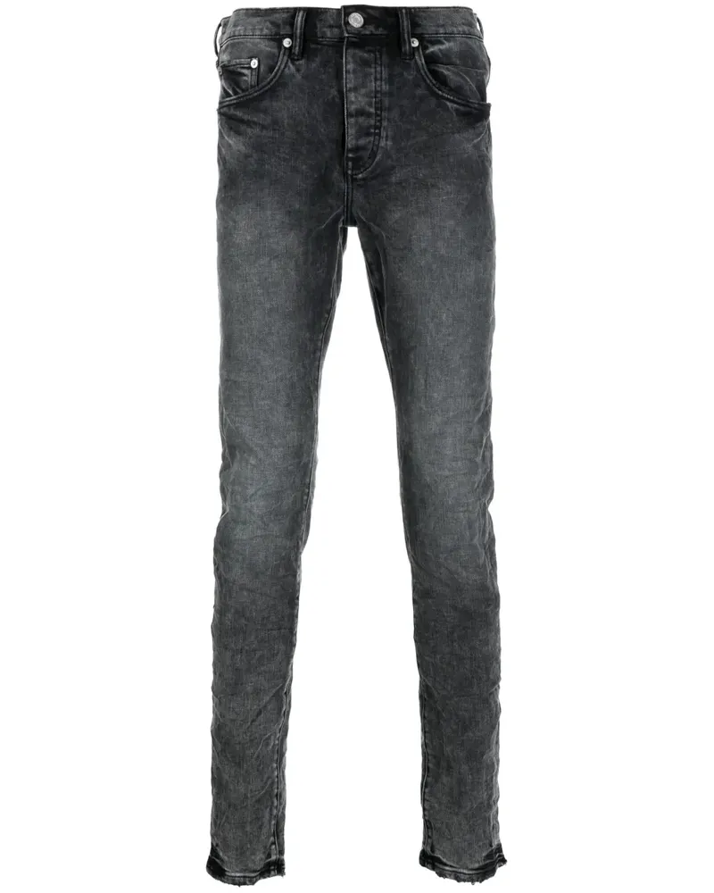 PURPLE BRAND Jeans mit Stone-Wash-Effekt - Grau Grau