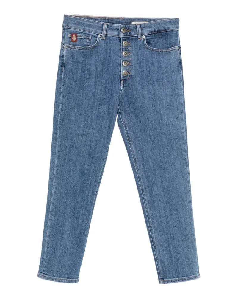 Dondup Koons Cropped-Jeans - Blau Blau