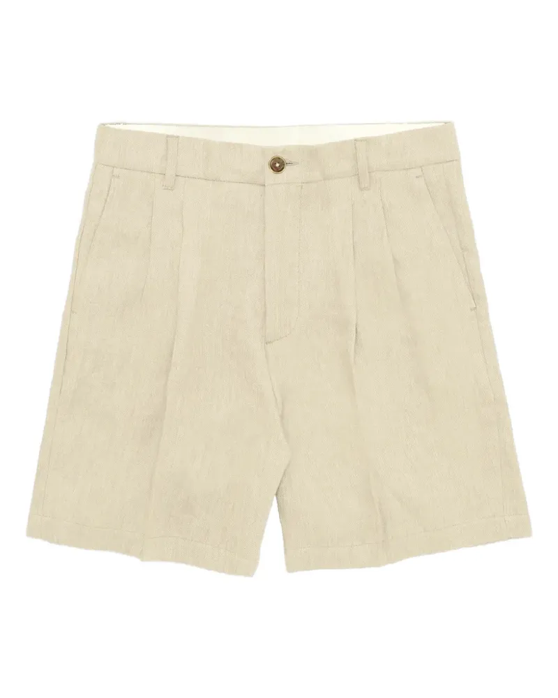 Fortela Beachshort pleated shorts - Nude Nude
