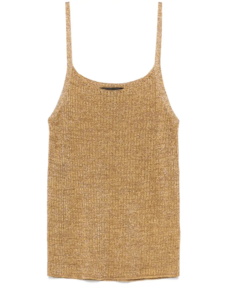 Roberto Collina Geripptes Tanktop - Braun Braun