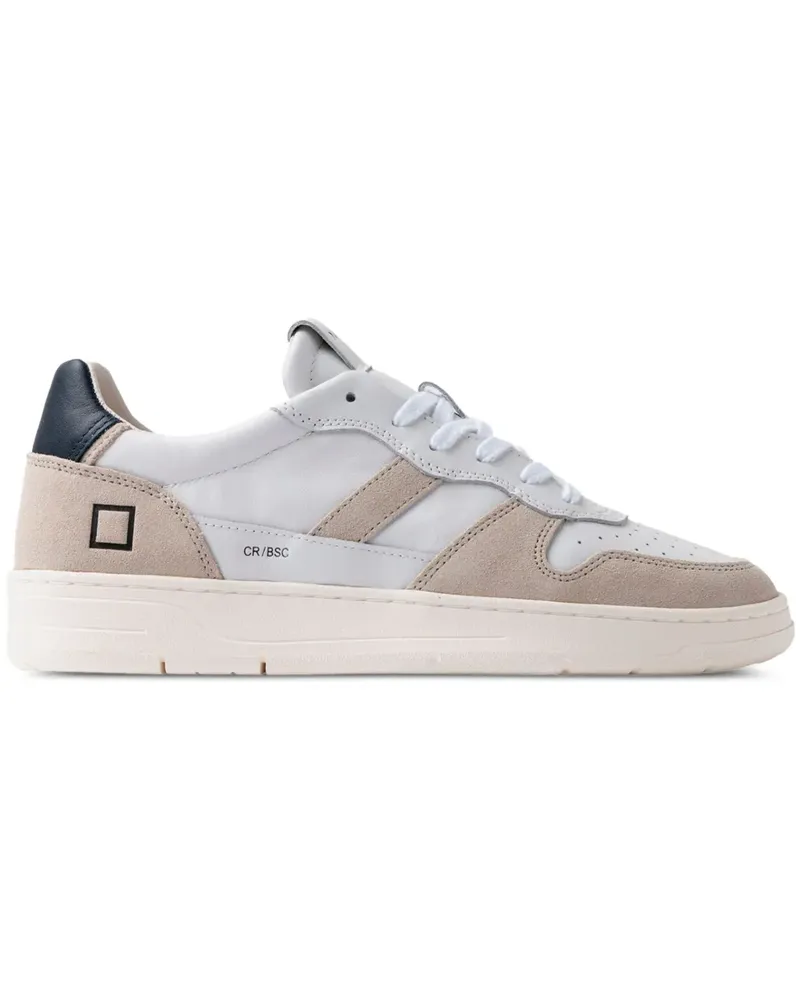 D.A.T.E. Court 2.0 Sneakers mit Einsätzen - Weiß Weiß