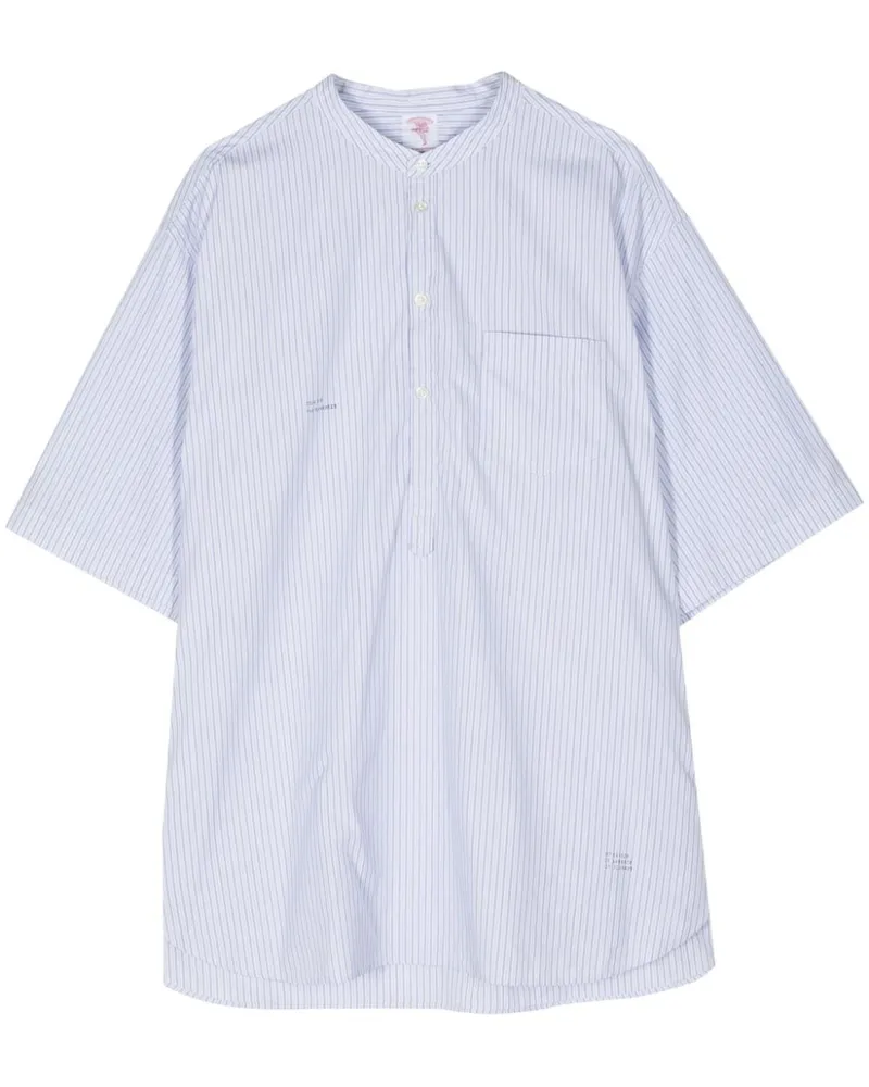 Undercover Gestreiftes Hemd - Blau Blau