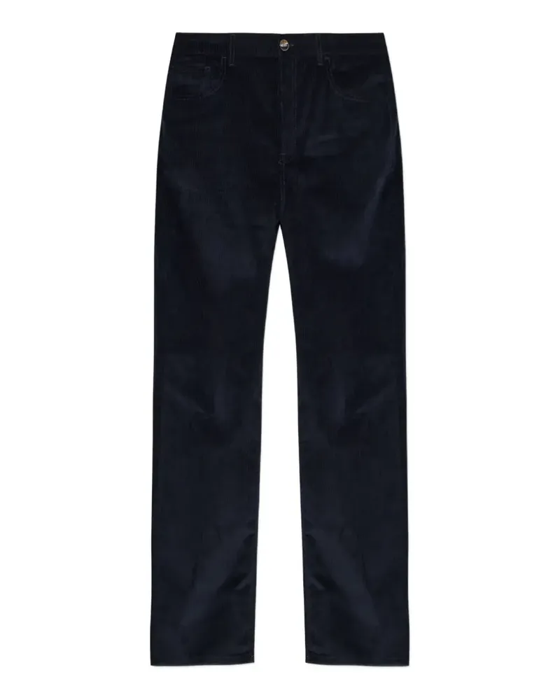 Róhe Hose aus Cord - Blau Blau
