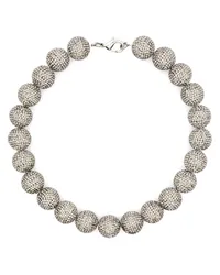 Balenciaga Quantum Choker mit Perlen Silber