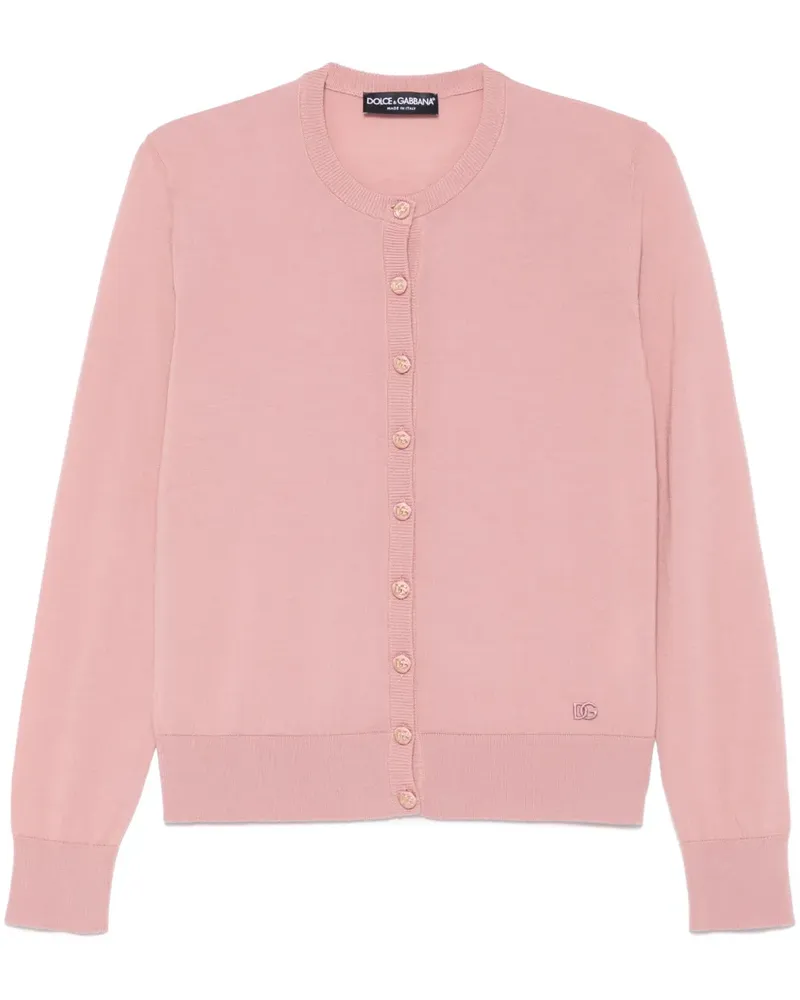 Dolce & Gabbana Cardigan aus Schurwolle - Rosa Rosa