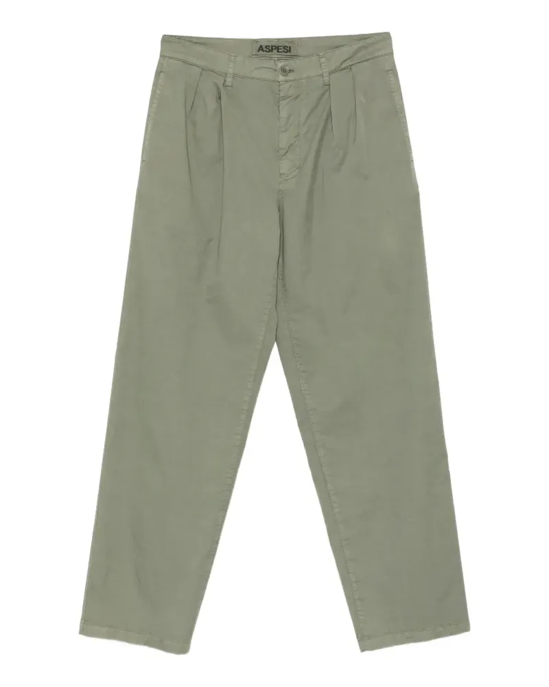 ASPESI Hose mit Knopfverschluss - Grün Grün