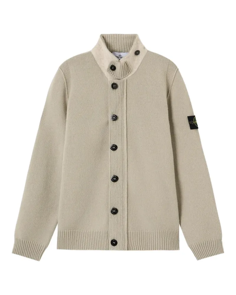 Stone Island Pullover mit Logo-Patch - Nude Nude