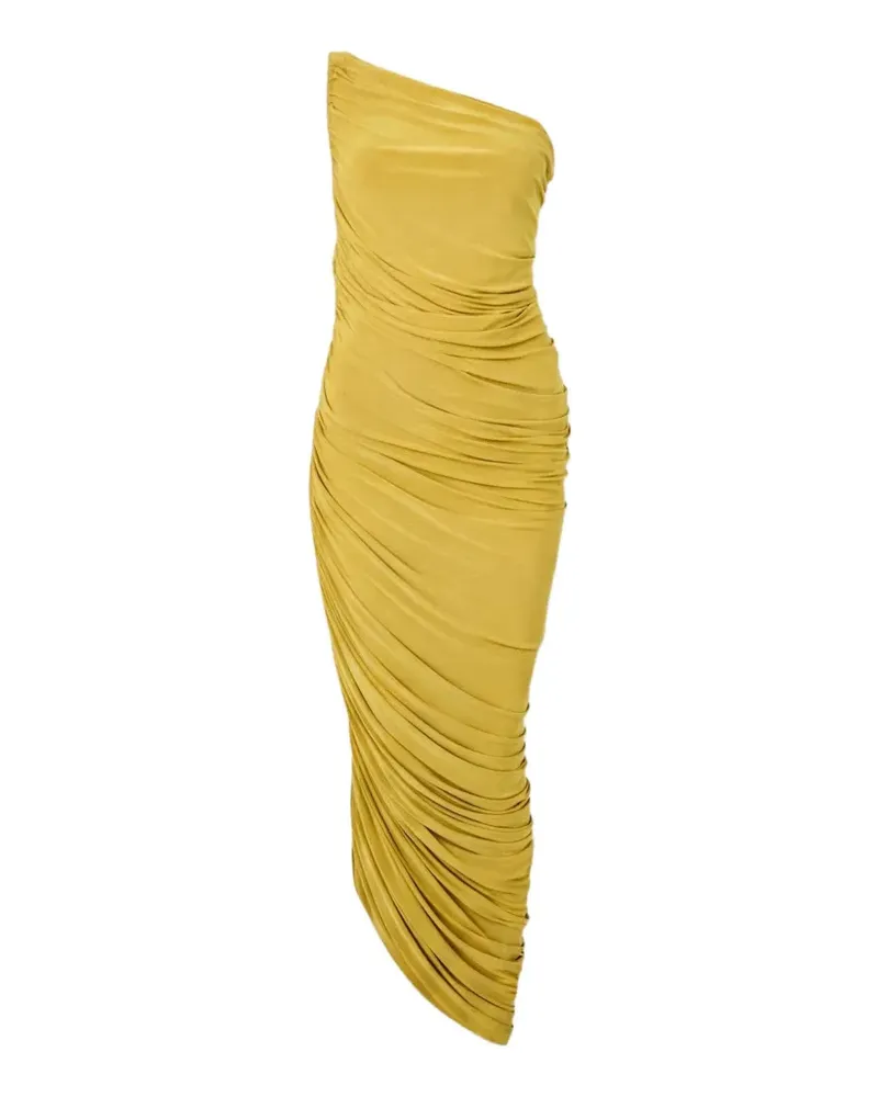 Norma Kamali Diana asymmetric dress - Gelb Gelb
