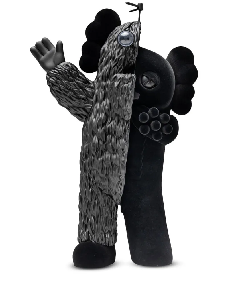 KAWS Kachamukku Figur aus Vinyl - Schwarz Schwarz